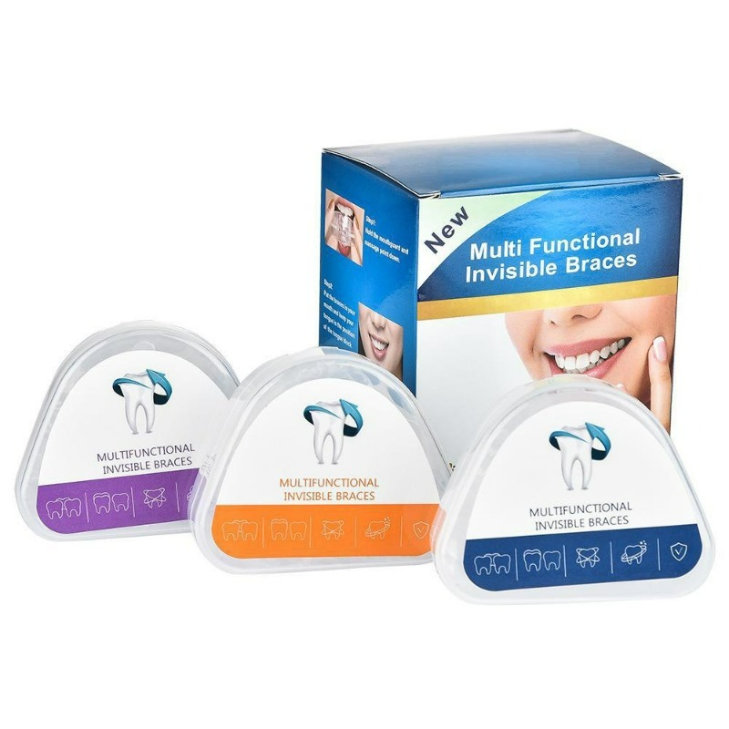 Teeth Whitening For Braces - Dental Braces Teeth Trainer Alignment Mouthpiece