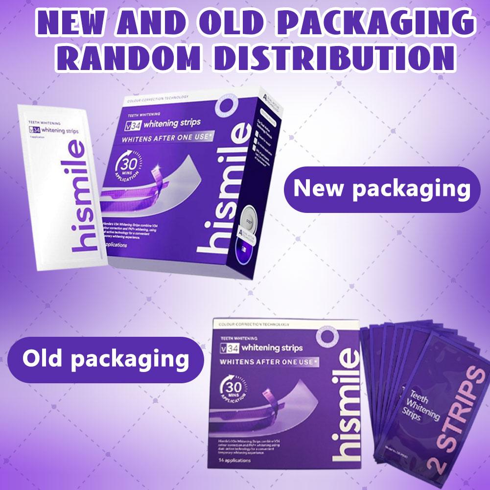 Teeth Whitening Results - V34 Whitening Toothpaste In Purple Bottle