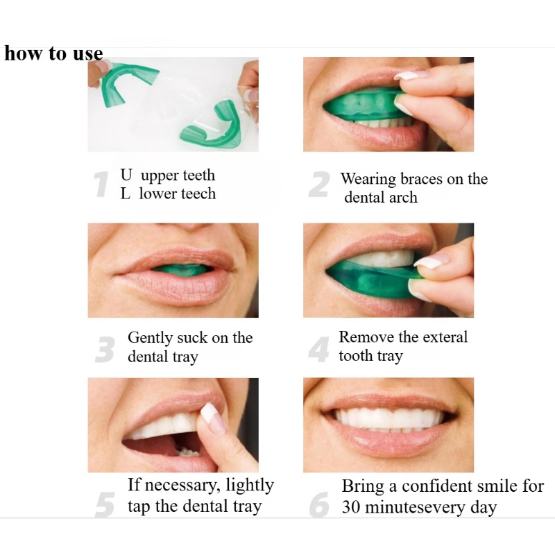 Set Teeth Whitening Tray U-sha - Teeth Whitening With Trays avaliação e preço