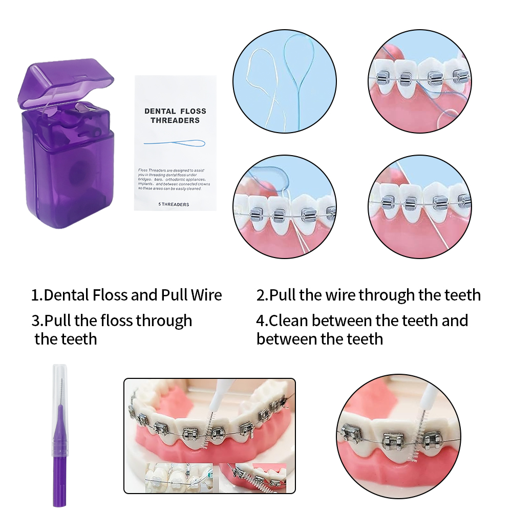 8Pcs/set Orthodontic Dental Ca - Teeth Whitening For Braces avaliação e preço