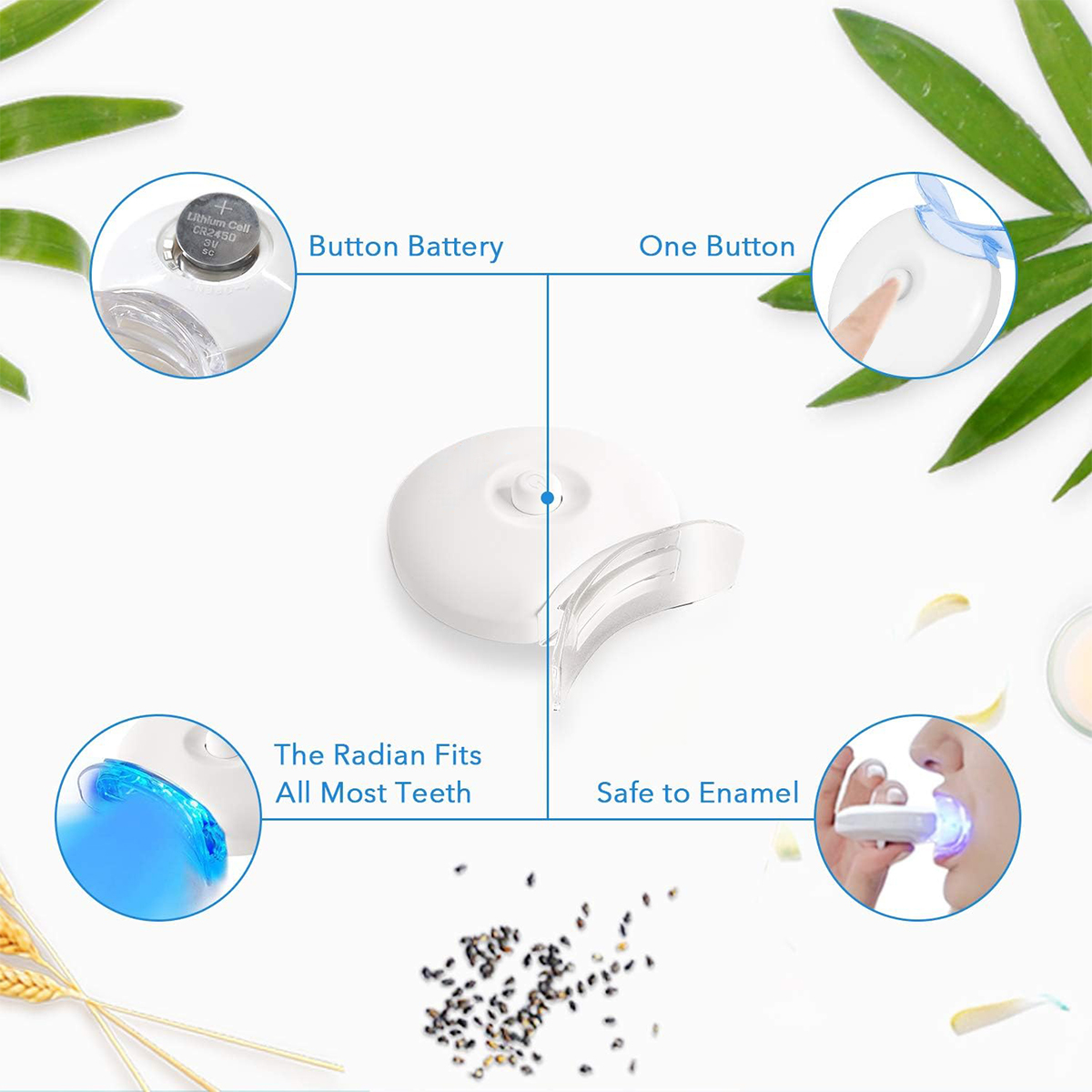 Teeth Whitening Kit - 5X LED L - Teeth Whitening Results avaliação e preço