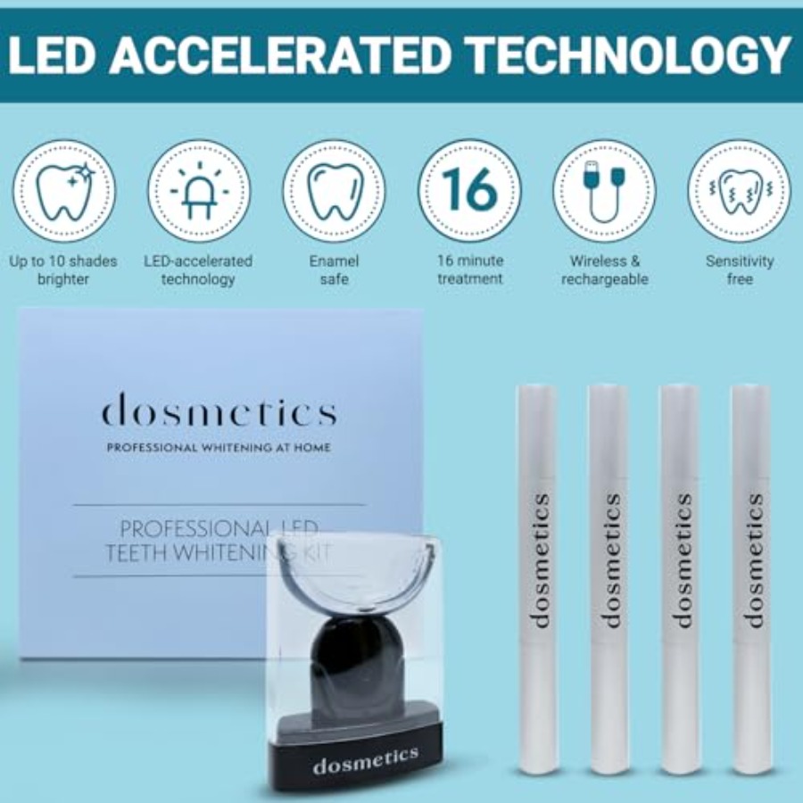Teeth Whitening Kit with LED L - Teeth Whitening Light Kit avaliação e preço