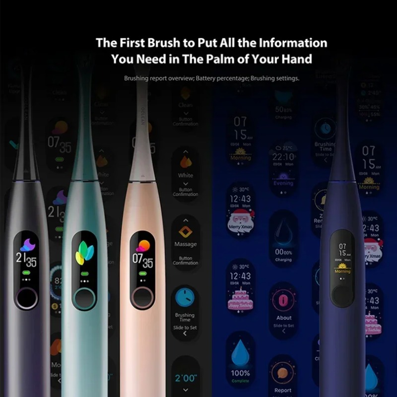 Oclean X Pro Sonic Electric To - Teeth Whitening App avaliação e preço