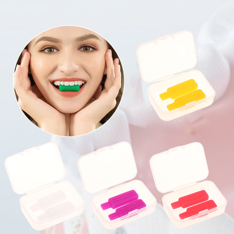 2Pcs Fruit Flavor Teeth Aligne - Teeth Whitening With Trays avaliação e preço