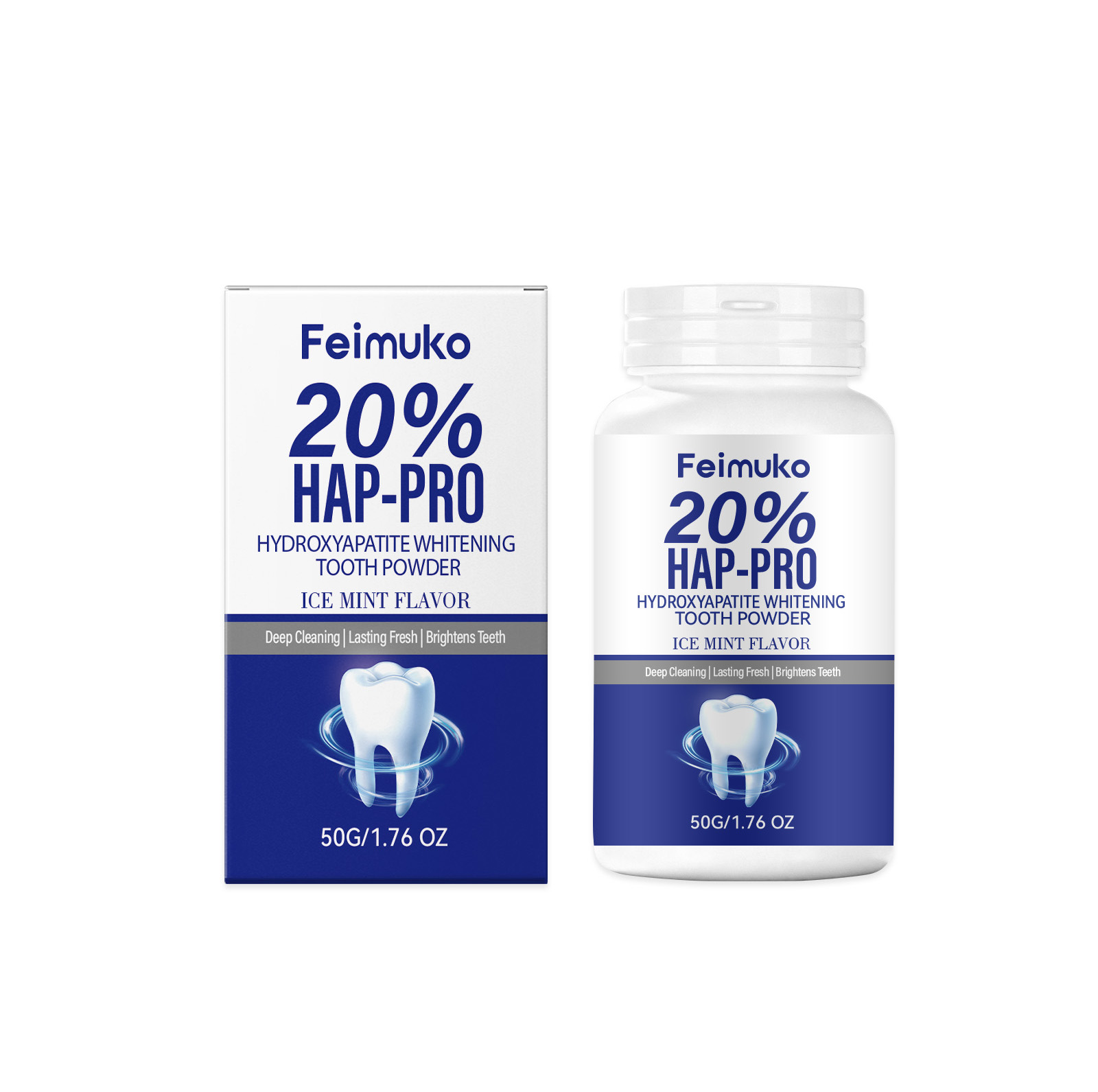20% Hydroxyapatite Tooth Powde - Teeth Whitening Results avaliação e preço