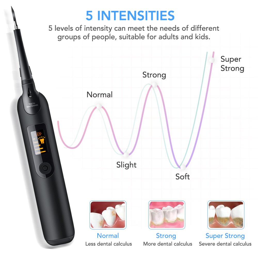 Teeth Tartar Remover Electric  - Teeth Whitening Light Kit avaliação e preço