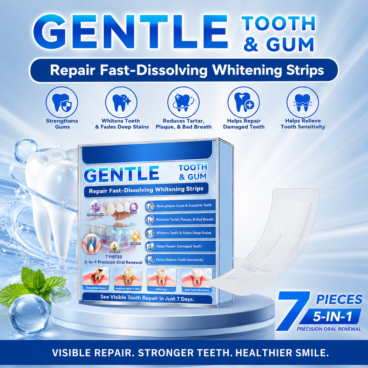 Teeth Whitening Strips Fast Re - Teeth Whitening Results avaliação e preço