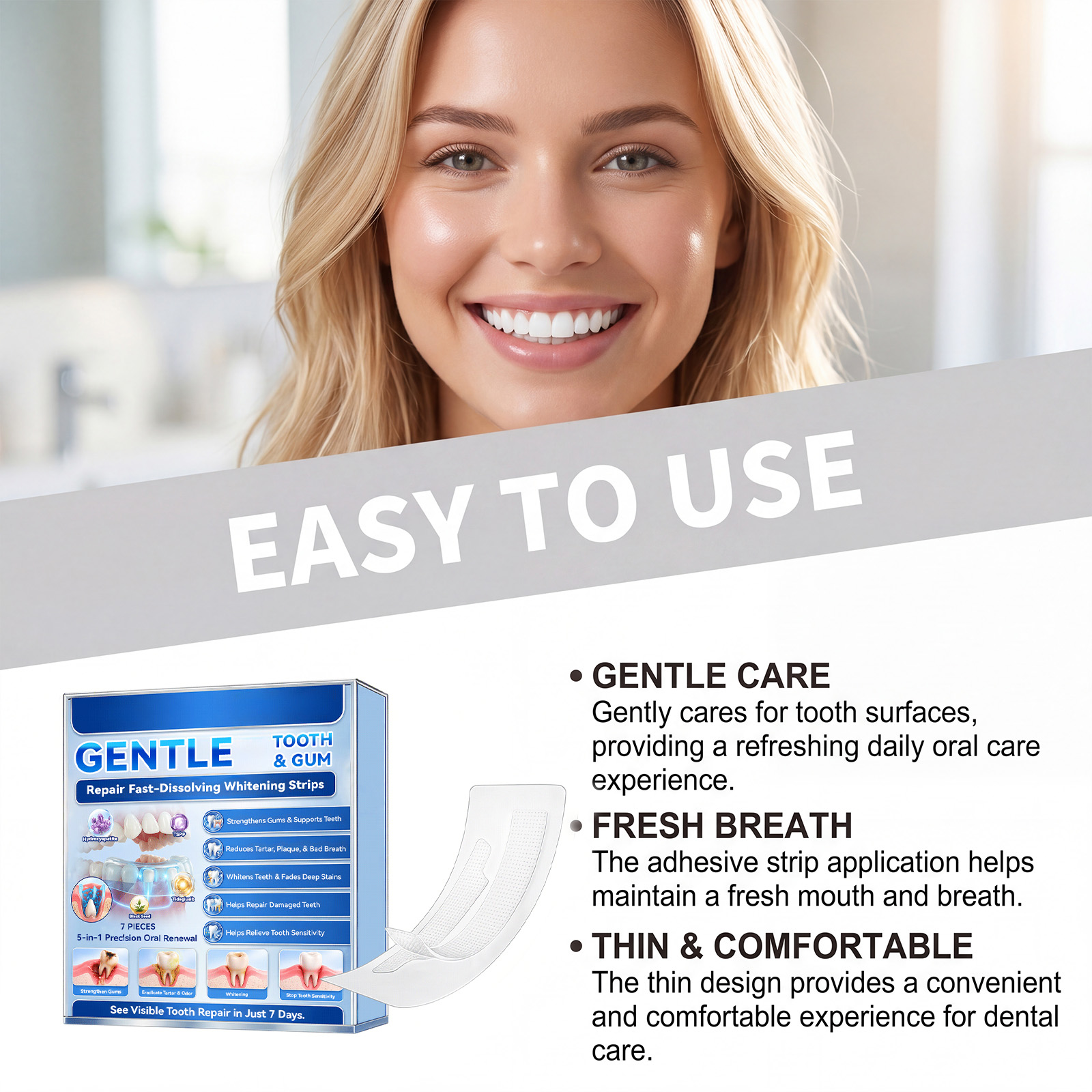 Teeth Whitening Strips Fast Re - Teeth Whitening Results avaliação e preço