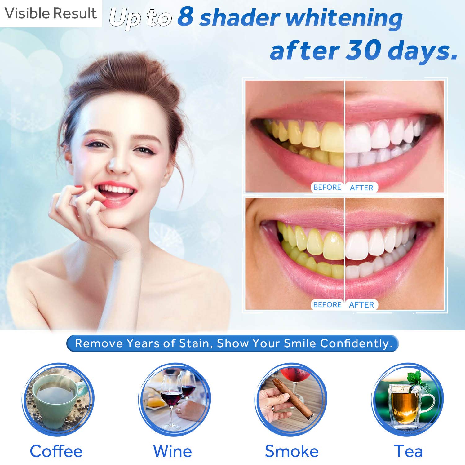 Teeth Whitening Gel Refill Syr - Teeth Whitening Results avaliação e preço