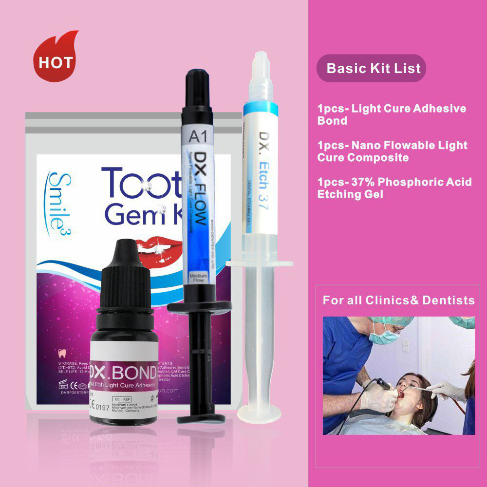 HOT Tooth Gem Kit Teeth Decora - Teeth Whitening Results avaliação e preço