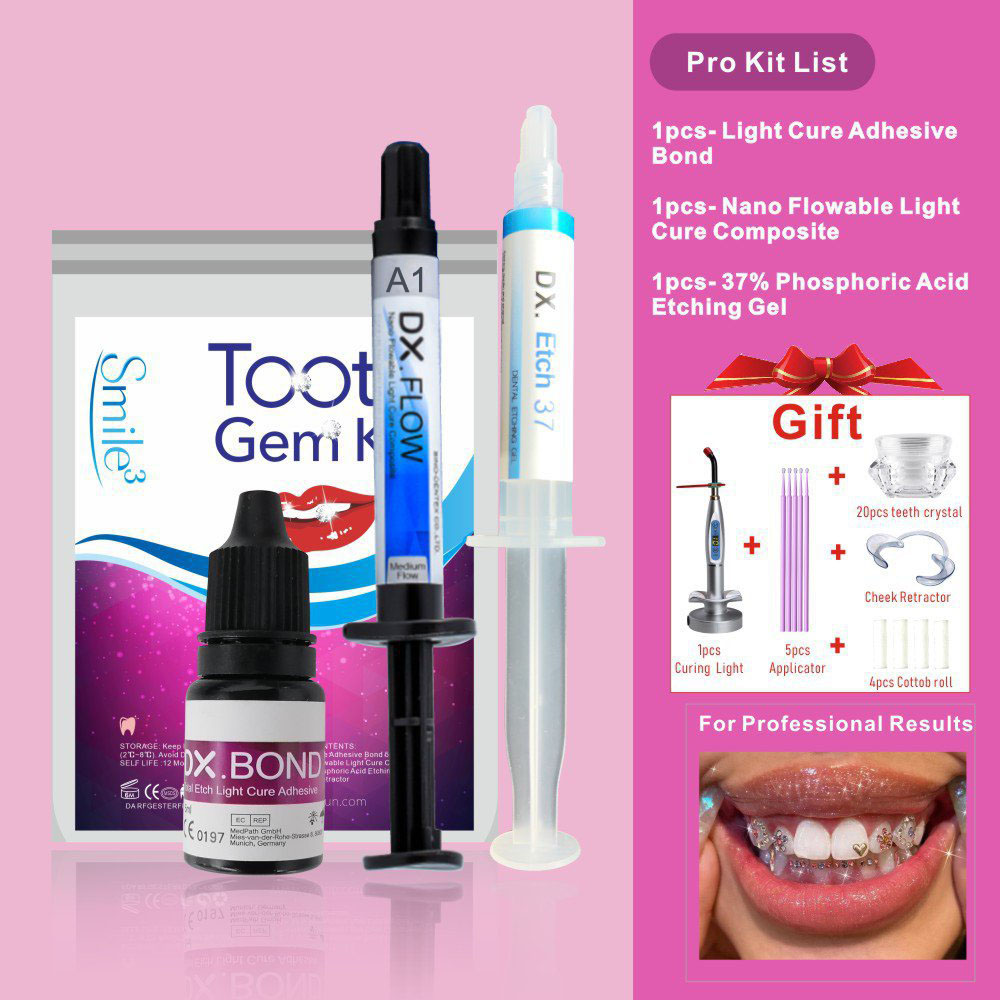 HOT Tooth Gem Kit Teeth Decora - Teeth Whitening Results avaliação e preço