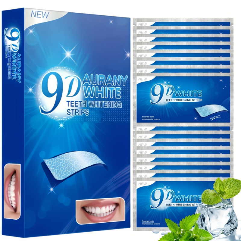 21 Pairs of 9D Aurany White Te - Teeth Whitening Results avaliação e preço
