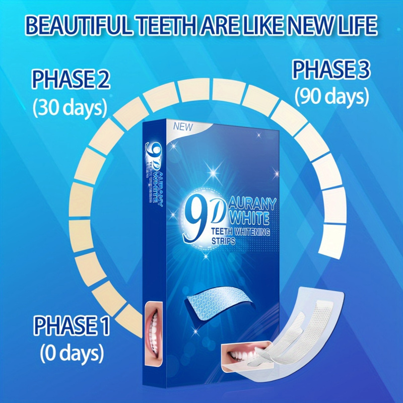 21 Pairs of 9D Aurany White Te - Teeth Whitening Results avaliação e preço