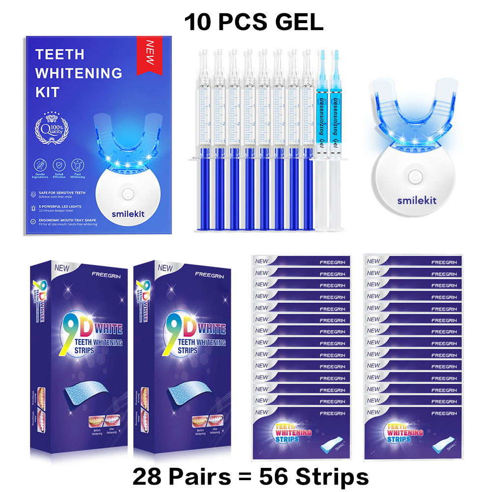 Teeth Whitening Kit - 5X LED L - Teeth Whitening App avaliação e preço