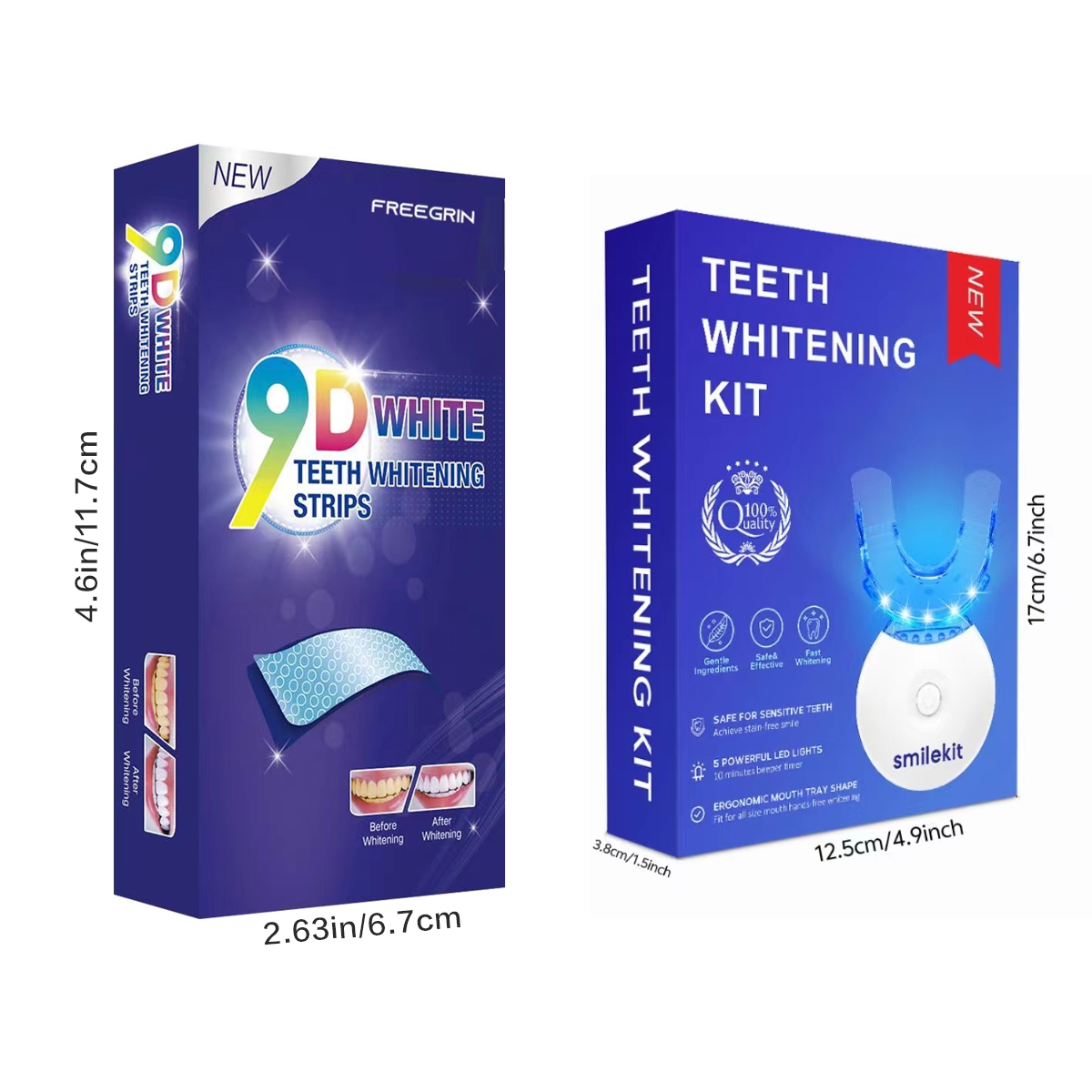 Teeth Whitening Kit - 5X LED L - Teeth Whitening App avaliação e preço