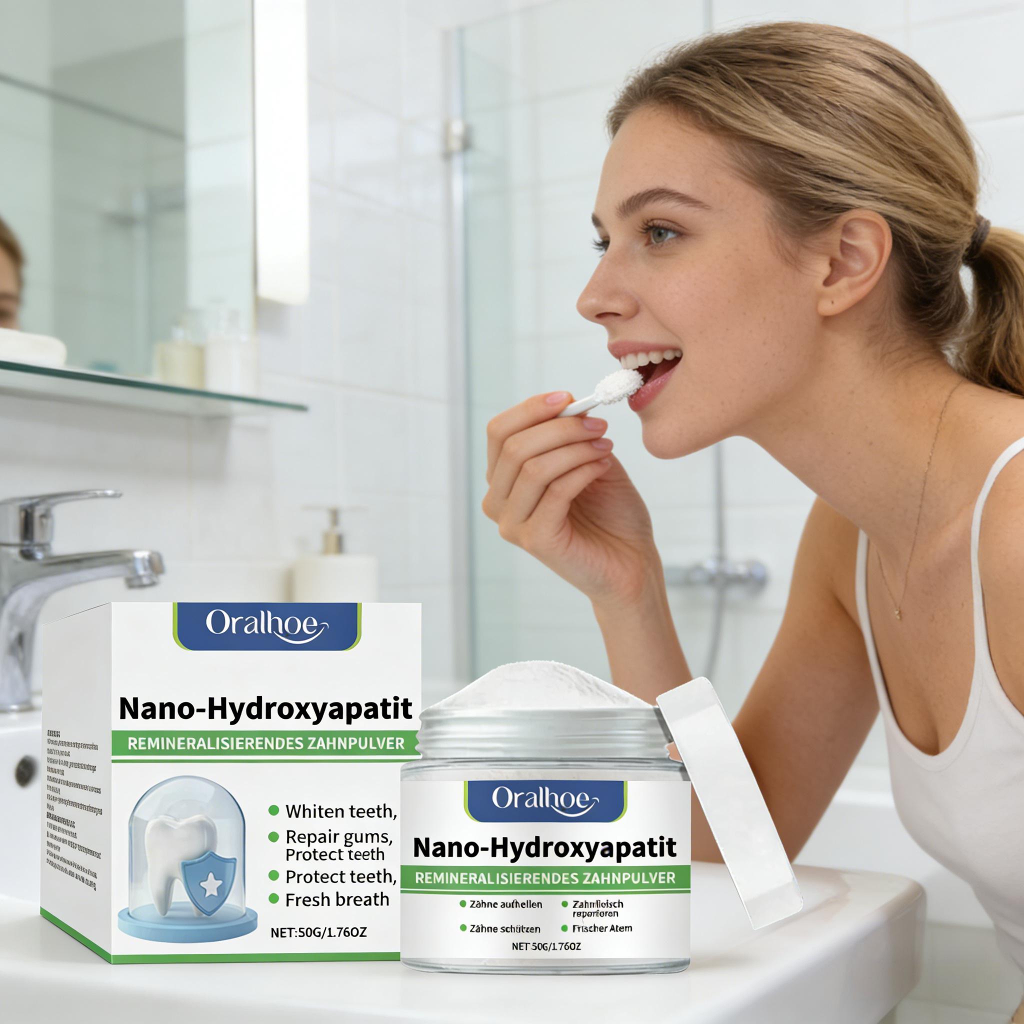 Oralhoe Whitening Tooth Powder - Teeth Whitening Results avaliação e preço