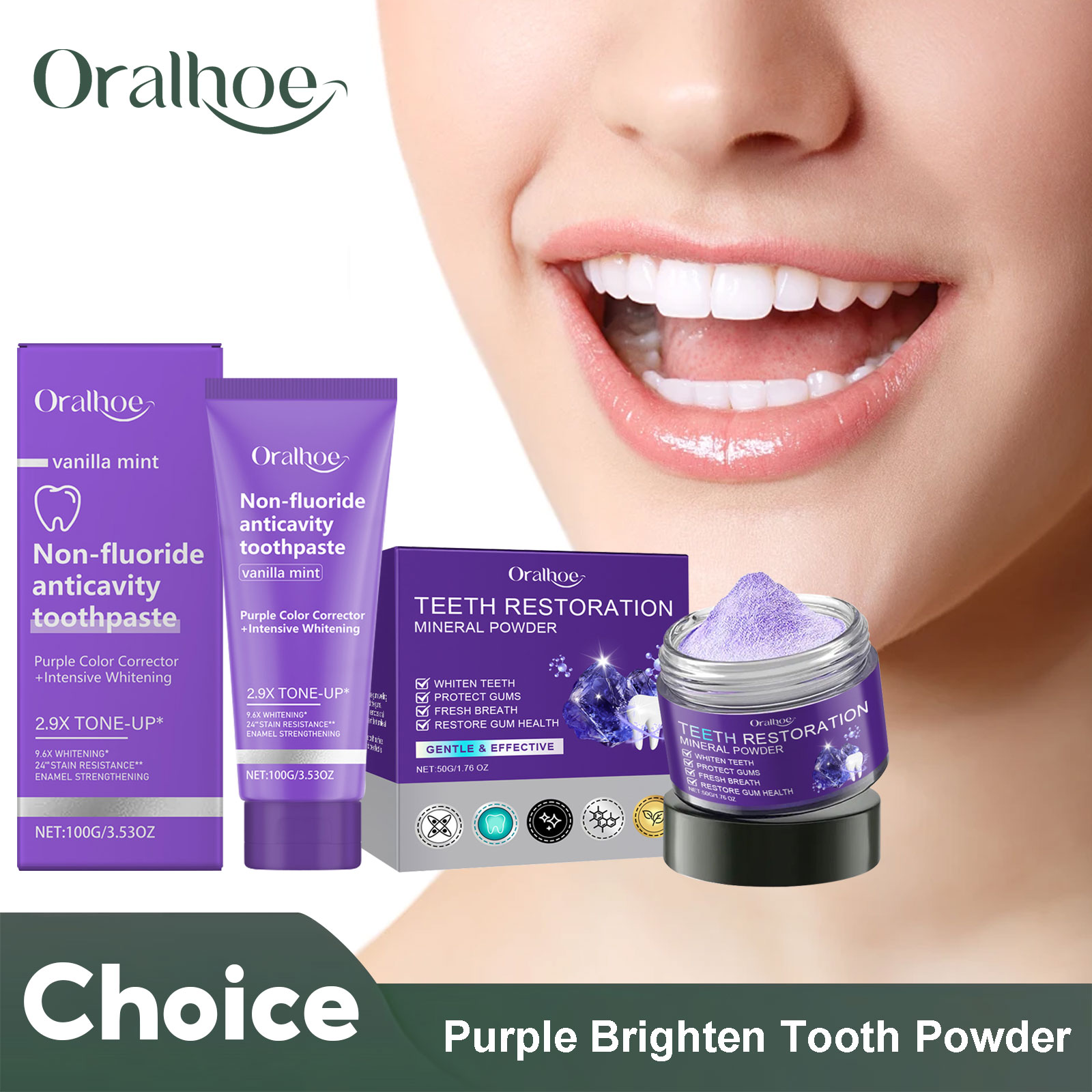 Teeth Restoration Mineral Powd - Teeth Whitening Results avaliação e preço