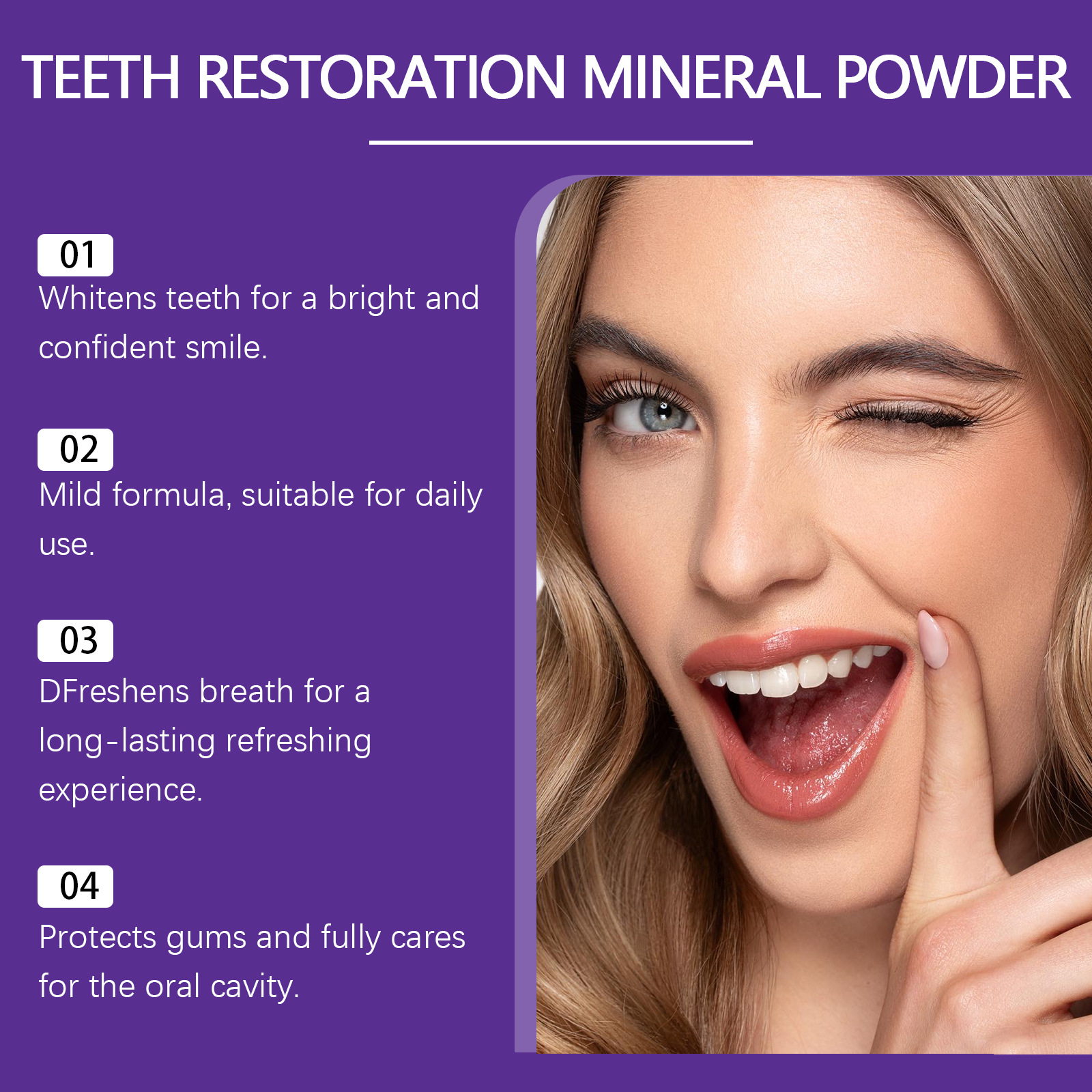 Teeth Restoration Mineral Powd - Teeth Whitening Results avaliação e preço