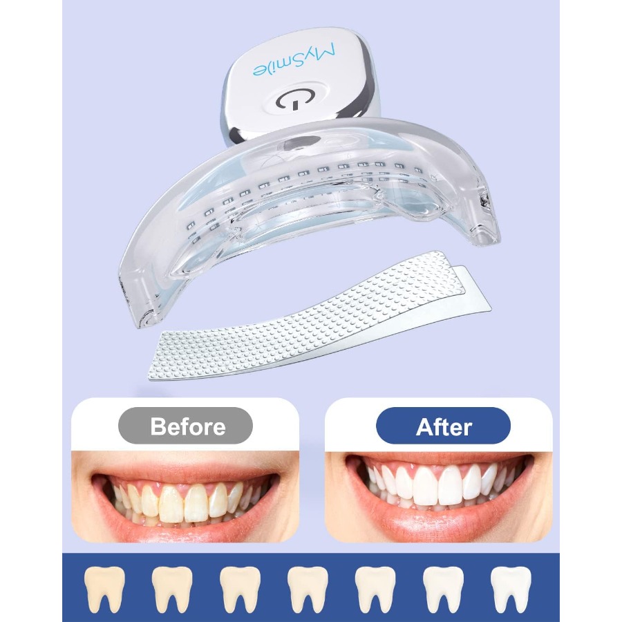 Teeth Whitening Strips Kit wit - Teeth Whitening Light Kit avaliação e preço