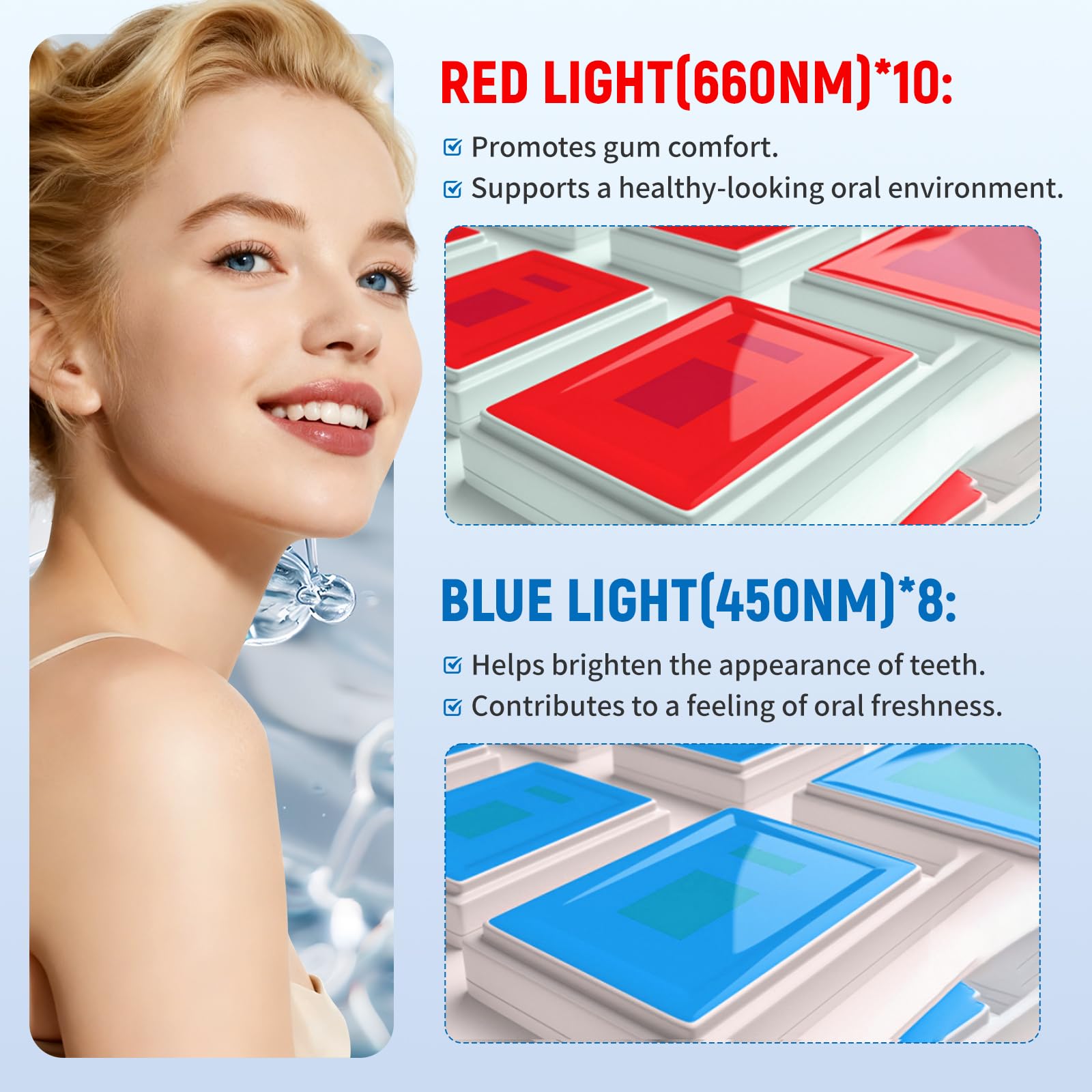 Teeth Whitening Kit 18 Diode R - Teeth Whitening With Trays avaliação e preço