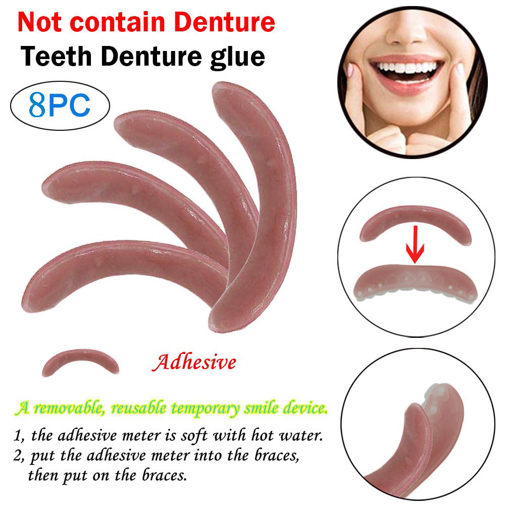 4/8 Pcs Whitening Braces Adhes - Teeth Whitening For Braces avaliação e preço