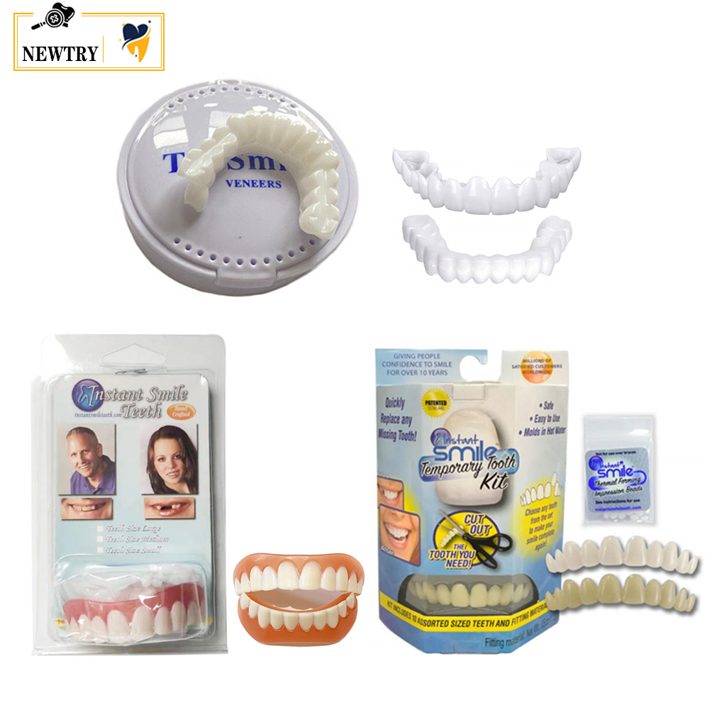 5Pcs Upper Lower Fake Tooth Ve - Teeth Whitening For Braces avaliação e preço