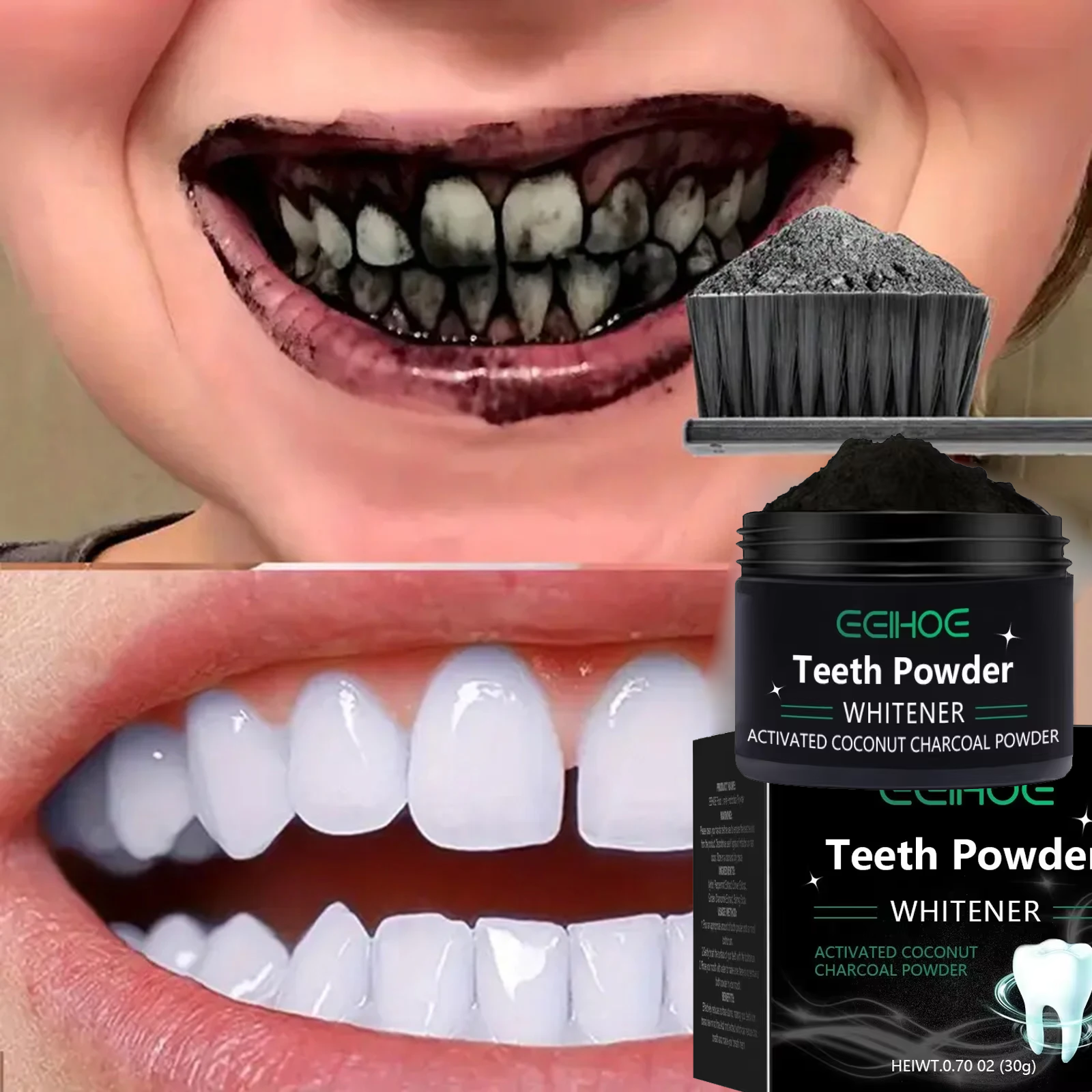 Teeth Brightening Whitening Po - Teeth Whitening Results avaliação e preço