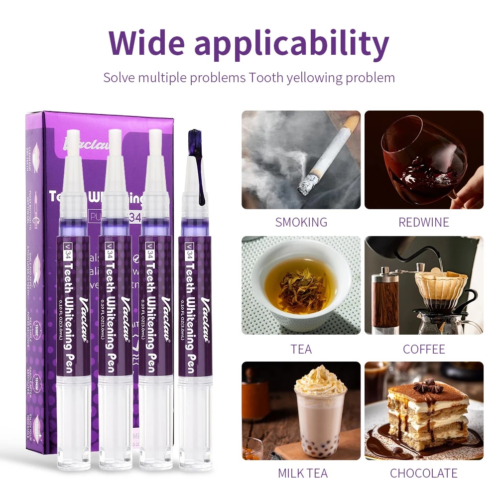 Vaclav V34 Purple teeth whiten - Teeth Whitening Results avaliação e preço
